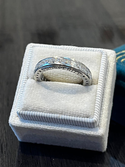 4.00ctw Moissanite Channel Set Full Eternity Ring - Prosperity