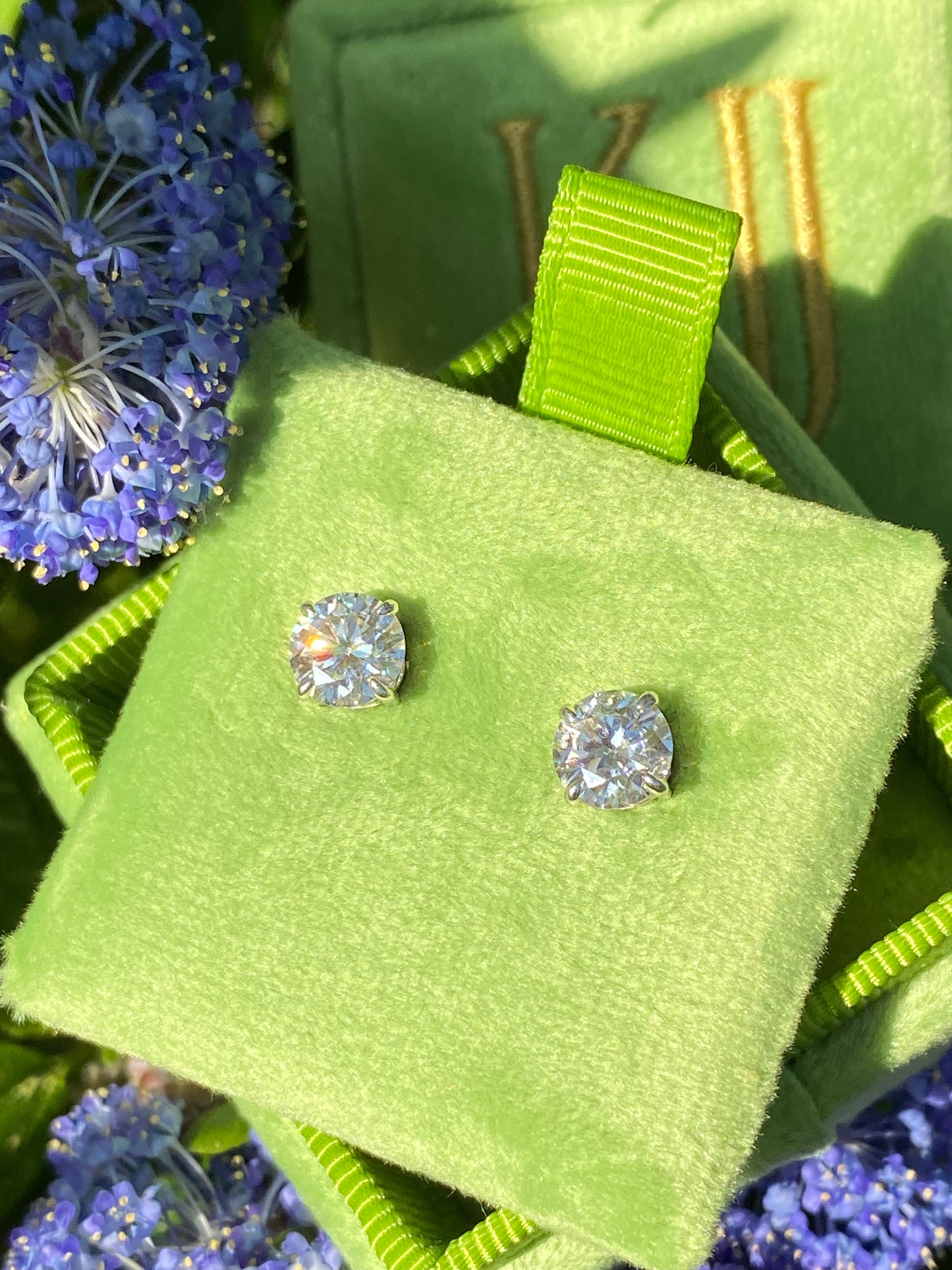 1.81 CTW Moissanite Stud Earrings